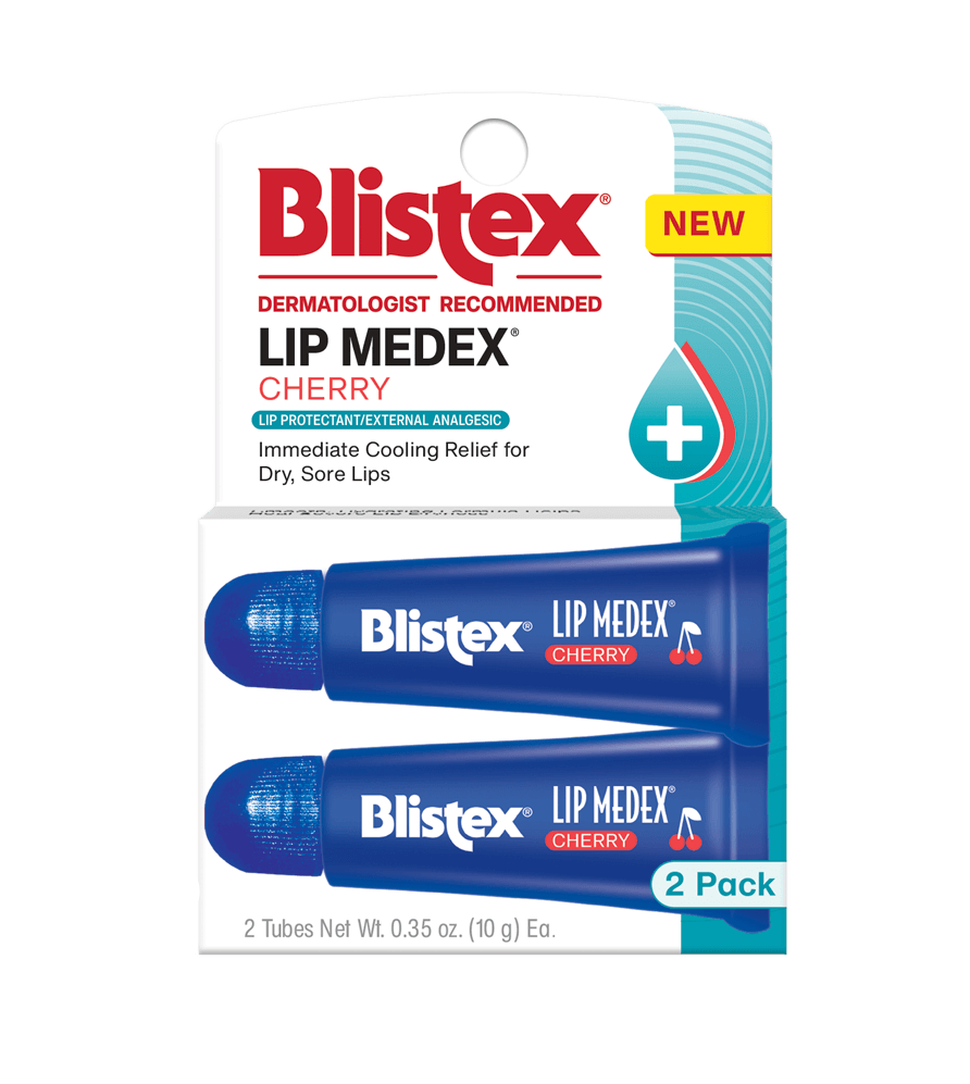 Blistex Lip Medex Cherry Tube 2pk 12/bx