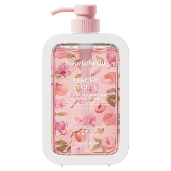 Scentabella Body Wash 16.9oz – Peachy Lychee 12/bx