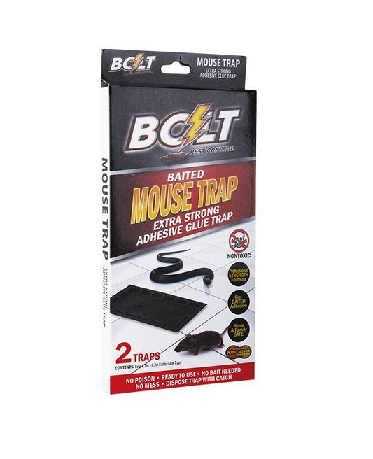 Bolt Baited Mouse Traps 2pk, 12/bx