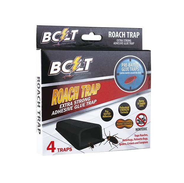 Bolt Roach Traps 4pk, 12/bx