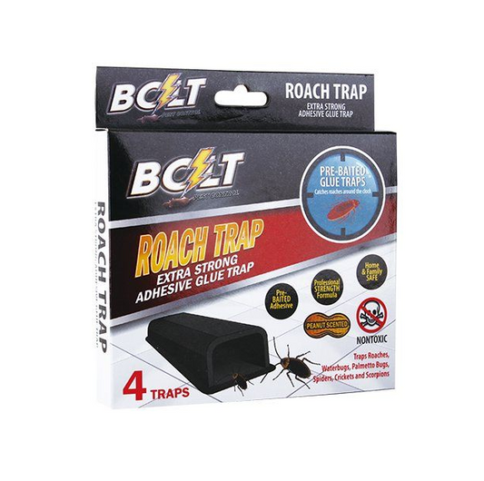 Bolt Roach Traps 4pk, 12/bx