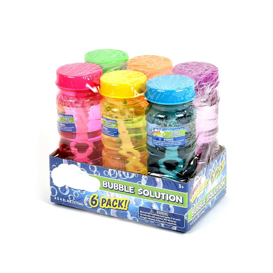 Bubbles 4oz Bottle 6/pc