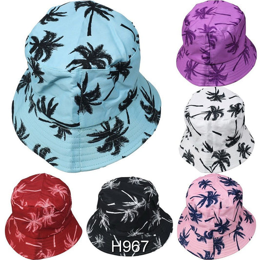 wholesale Bucket Hats Palm Trees 12/ct 
