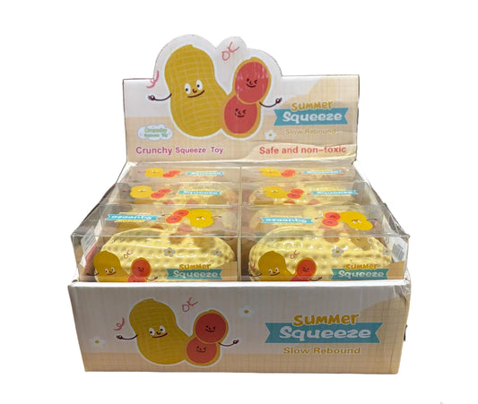 Squishy Crunchy Nut Vent Toy 12/bx