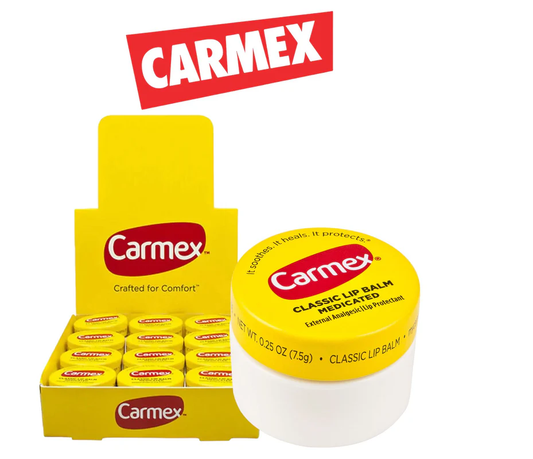Carmex Lip Care Jar 12bx