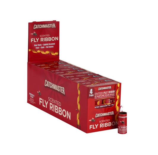 Catchmaster Scented Fly Ribbon 4pk, 24/display