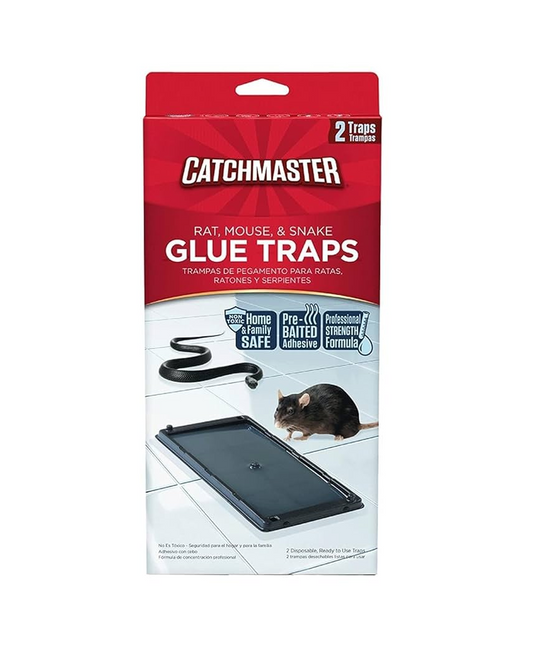 Catchmaster Rat, Mouse, & Snake Glue Traps 2pk, 12/bx