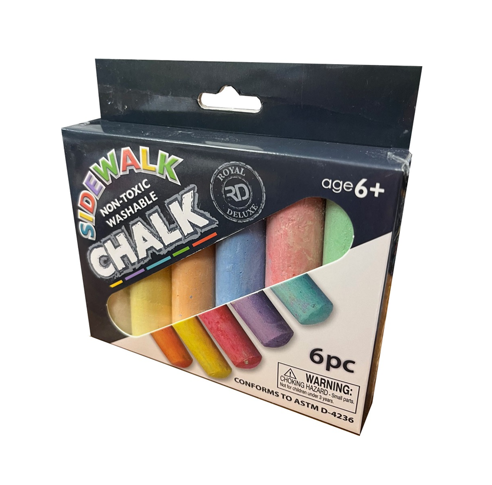 Chalk Fun Stick 6pc 6/bx