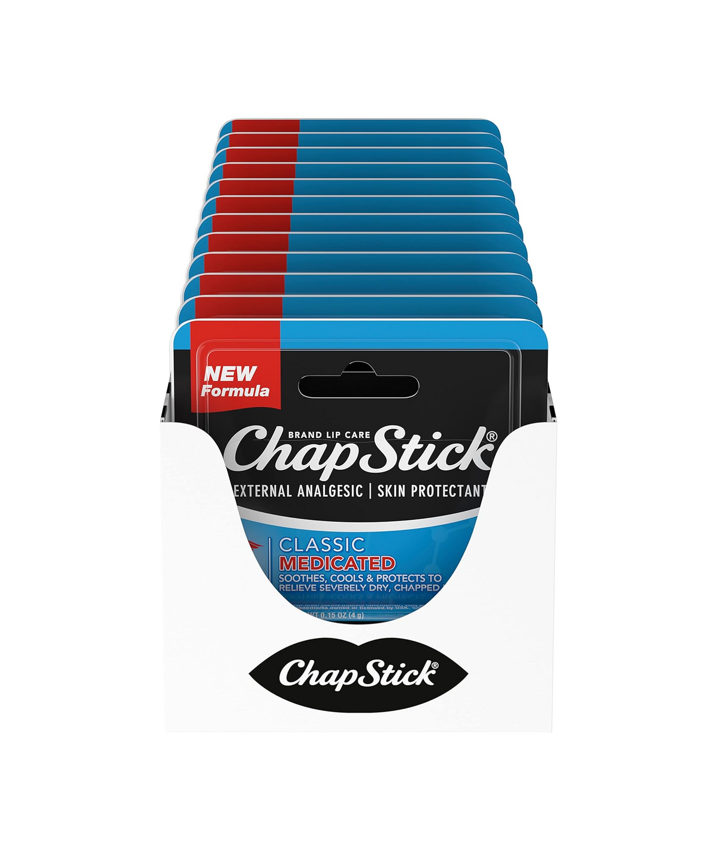 Chapstick Medicated Blister Card 12ct