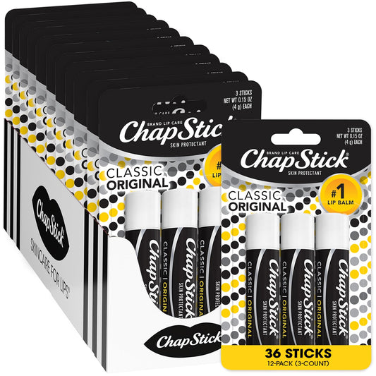 Chapstick Regular 3pk, 12bx