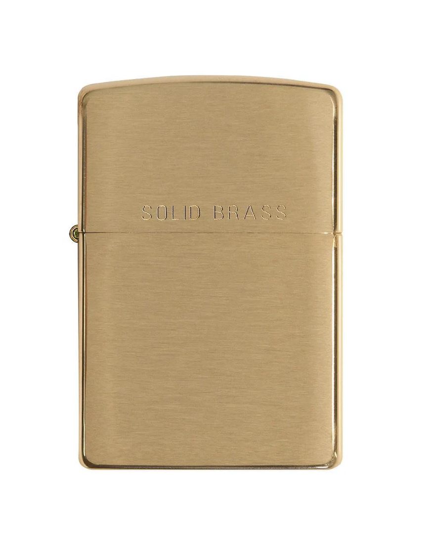 Zippo brushed brass #204