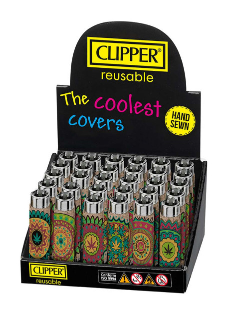 Clipper Cork Leaves Cover Lighters 30/tray