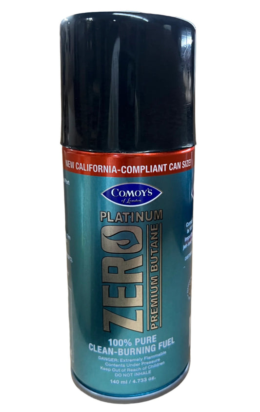 wholesale Comoy's Platinum Zero Premium Butane 4.73oz (140ml) 12/bx