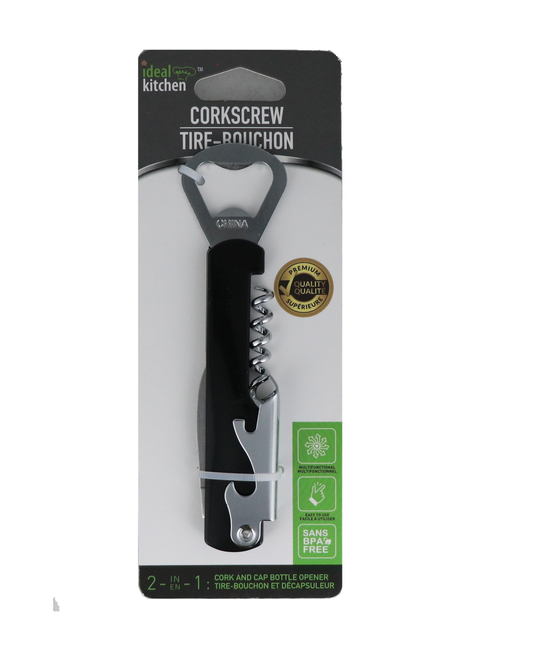 Cork & Cap Bottle Opener w/Knife 12/bx