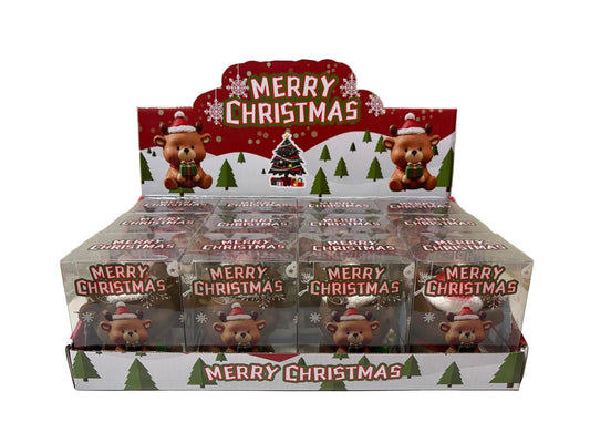 Crunchy Holiday Bear Squishy Toy 12/bx