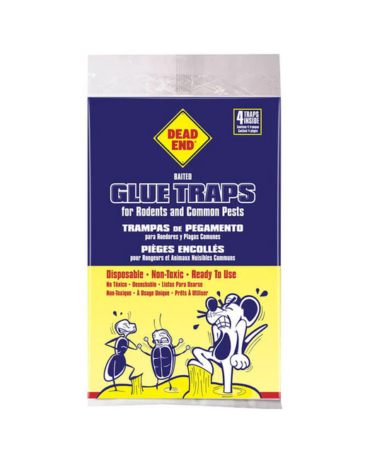 Dead End Baited Glue traps 4pk, 48/display
