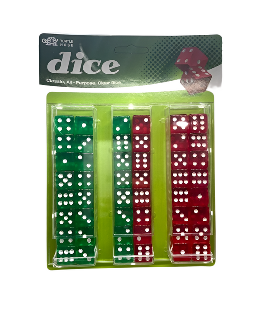 Dice Assorted All-Purpose 48/card