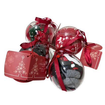 Holiday Assorted Gift Ornament Crew Socks (Size 9-11)