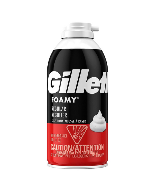 Gillette Foamy Regular Shave Foam 11oz 6/bx