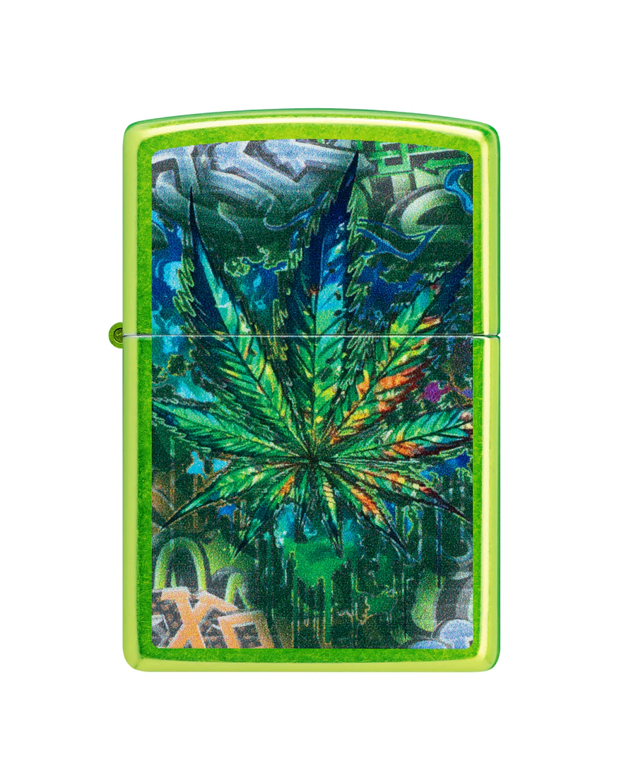 Zippo Graffiti Leaf Design #46846