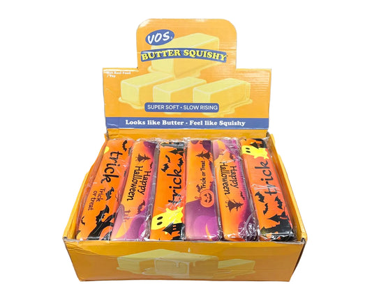 Halloween 9 inch squish butter toy 12/bx