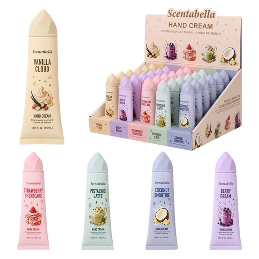 Scentabella Assorted Hand Cream 1.69oz 30ct Display