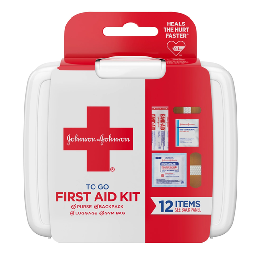 J&J First Aid Travel Kit 12/bx