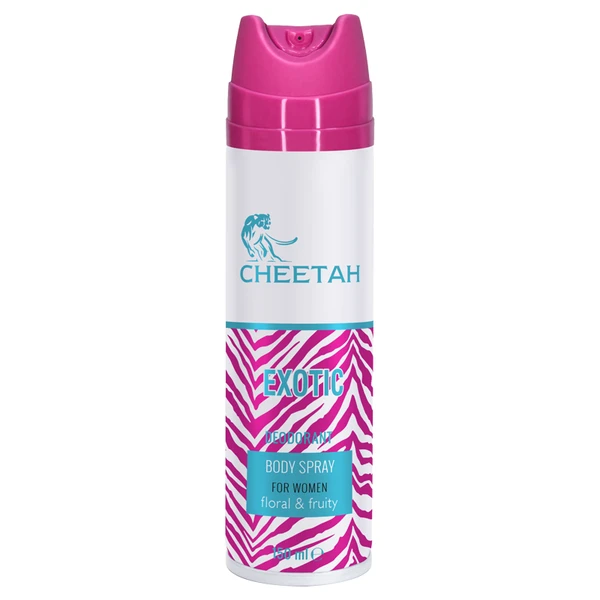 Cheetah Ladies Body Spray 150ml Exotic