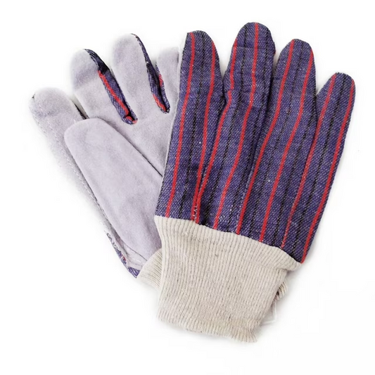 Leather Palm Work Gloves 12/pk