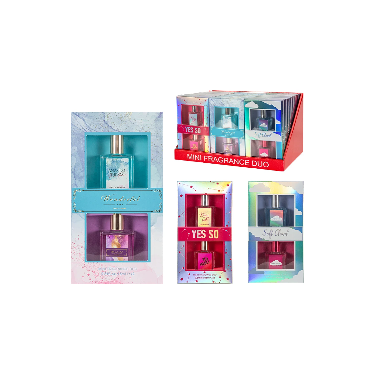 Women's Mini Fragrance 2pk 0.5 fl.oz 24/display