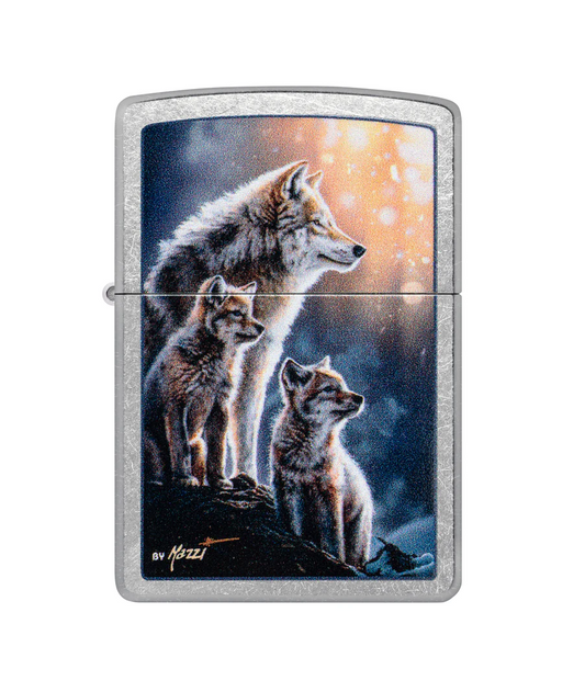 Zippo Mazzi® Wolf Pack Design #47106