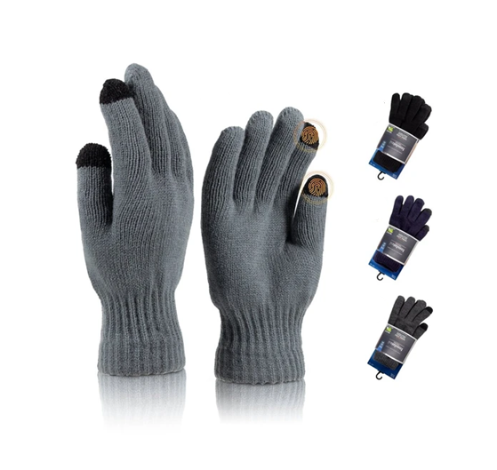 Men Thermal Winter Touchscreen Gloves 12/bx