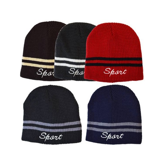 Winter Sport Beanie Hat 12/bx