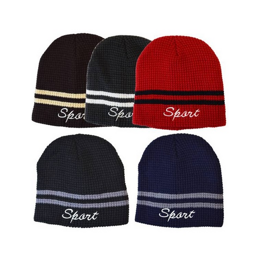 Winter Sport Beanie Hat 12/bx