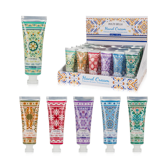 Molto Bella Assorted Hand Cream 2oz 36ct Display