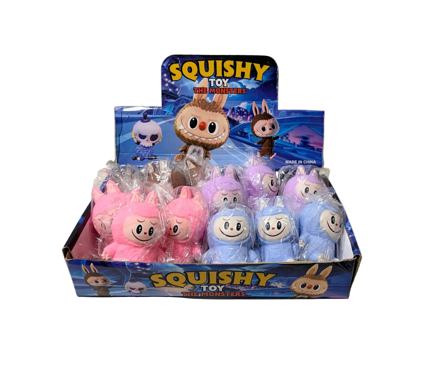 Squishy Monster Characters (Style 2) 12/bx