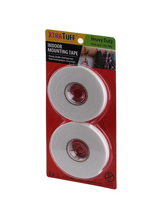 Indoor Mounting Double Side Tape 2pk 6/bx