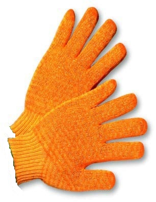 DURO Orange Honey Comb Gripper Economy Gloves 12/pk