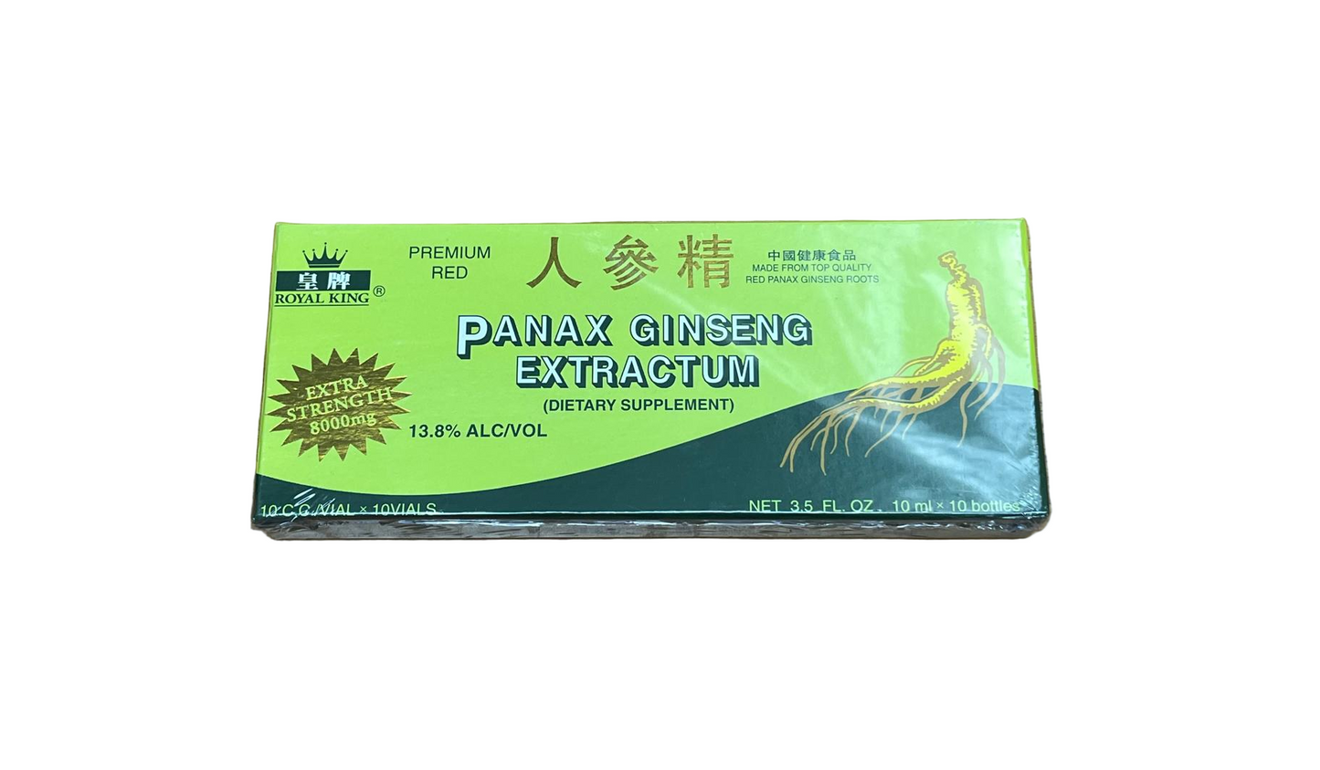 Panax Ginseng Extract with Alcohol 8000mg 10/ct