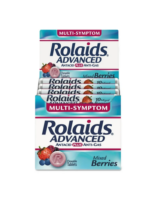 Rolaids Multi Symptoms WIld Berry 12/Rolls