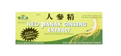 Royal King Red Panax Ginseng Extract 6000mg, 0.33 Fl Oz 30/ct