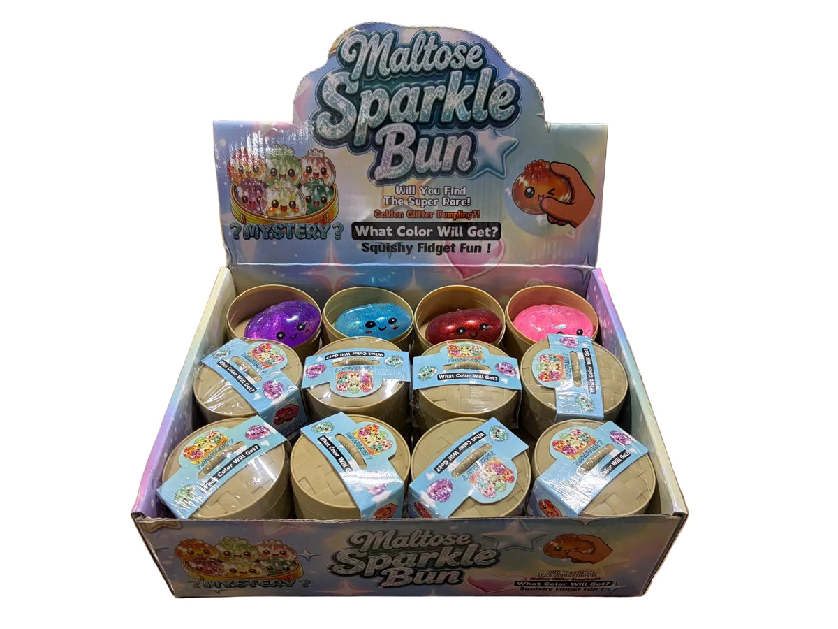 Squishy MINI Glitter Dumpling Toy 24/display