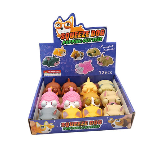 Squeeze Eye Popping Dogs 12/display