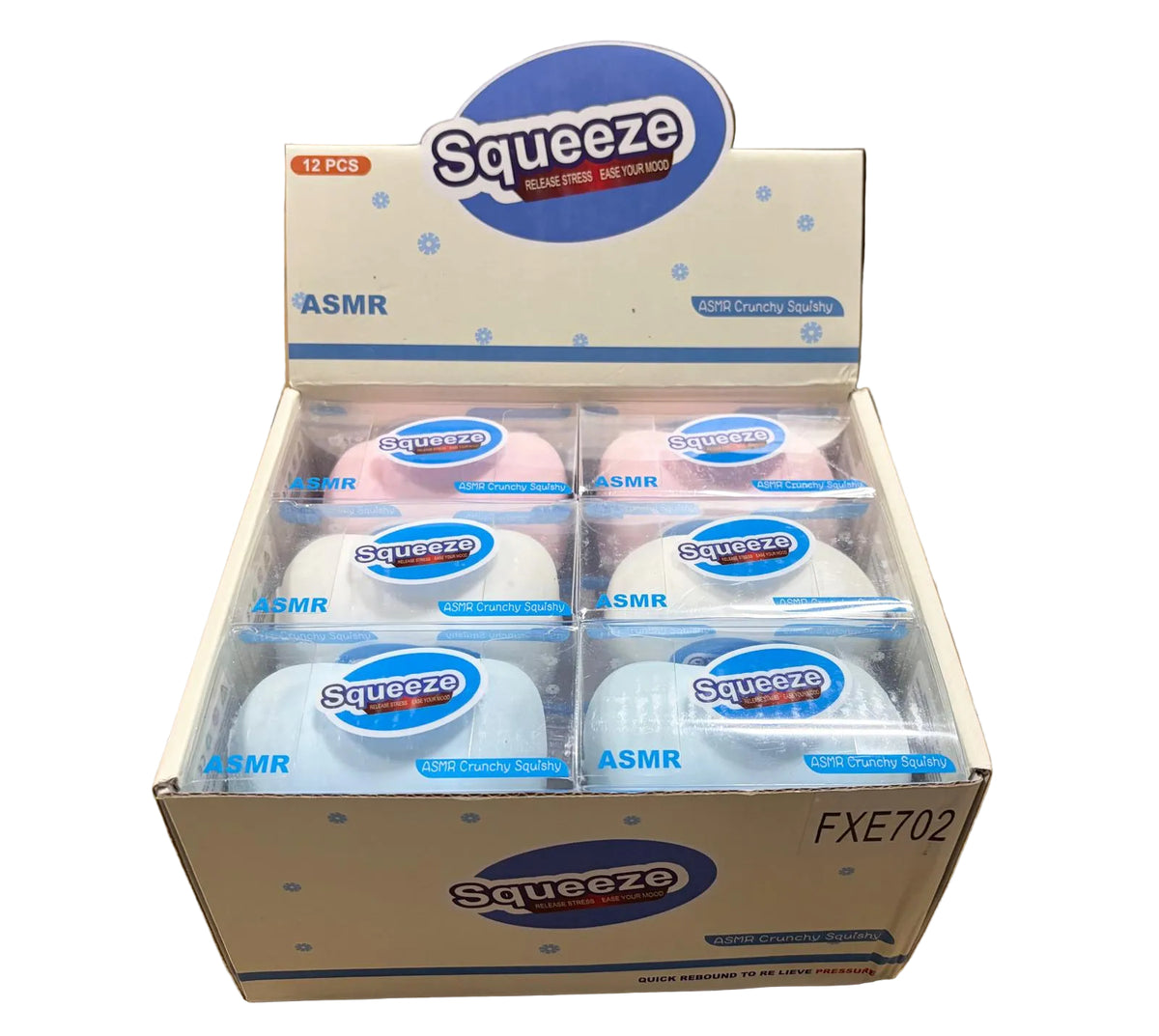 Squishy Crunchy Soap Bar Vent Toy 12/bx