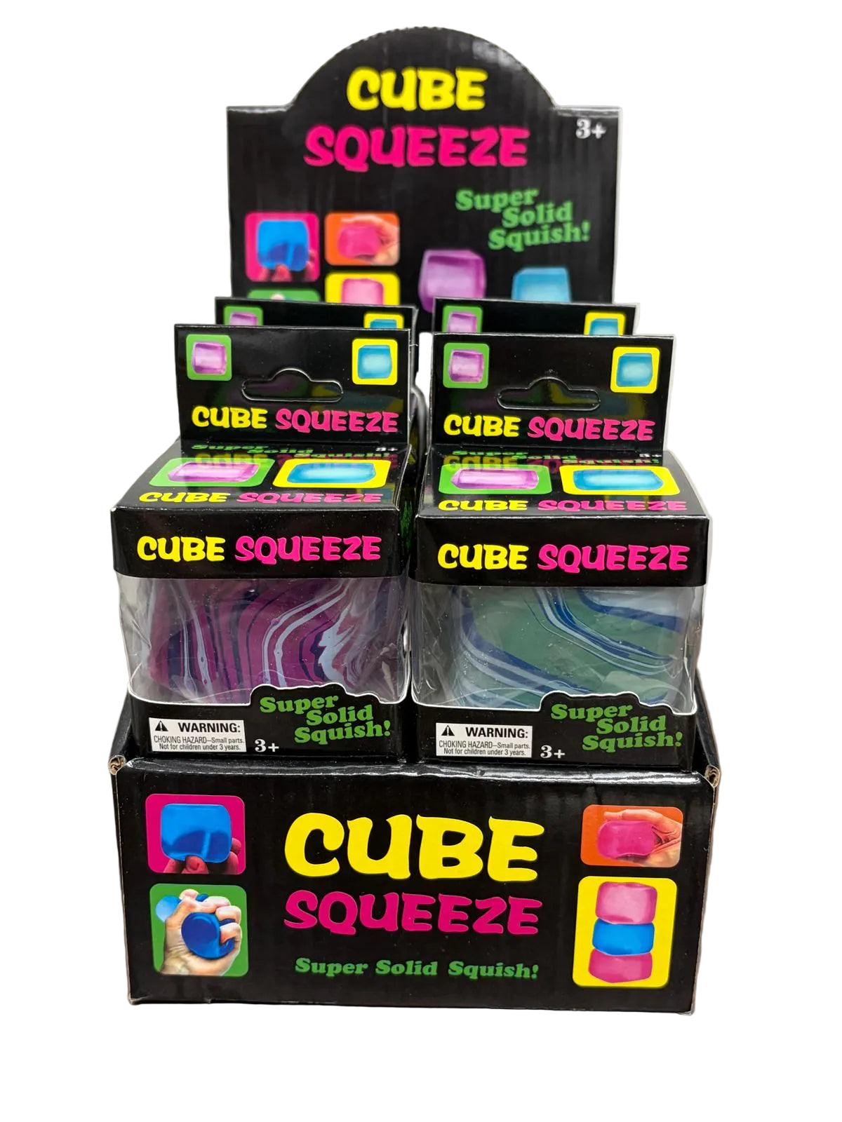 Squishy Tie-dye Ice Cubes 12/bx