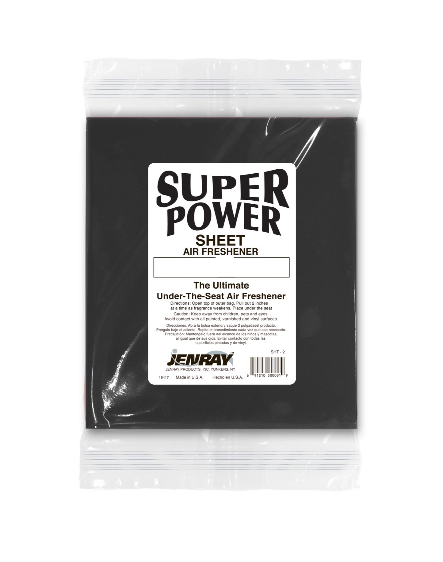 Super Power Sheet Air Freshener 12/bx