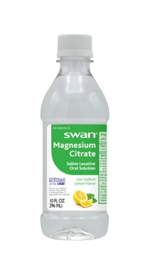 Swan Magnesium Citrate Lemon Flavor 10oz 6/bx