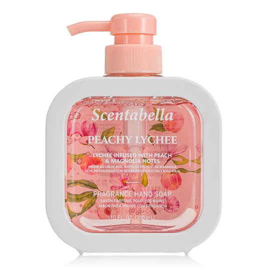 Scentabella Hand Soap 10oz – Peachy Lychee 12/bx