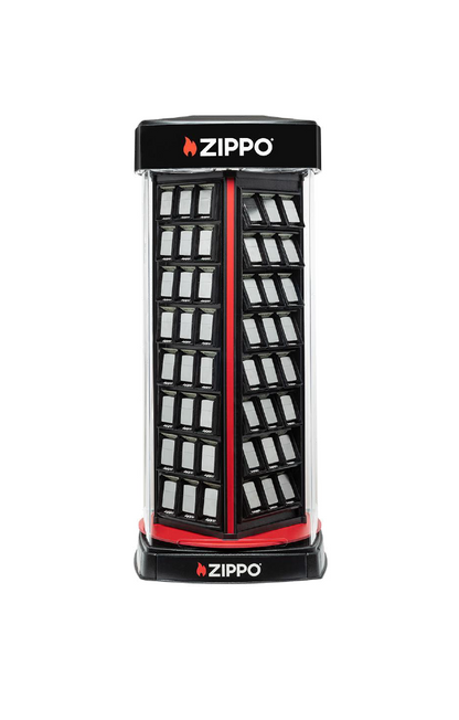 Zippo Lighted Manual Spin Floor Display