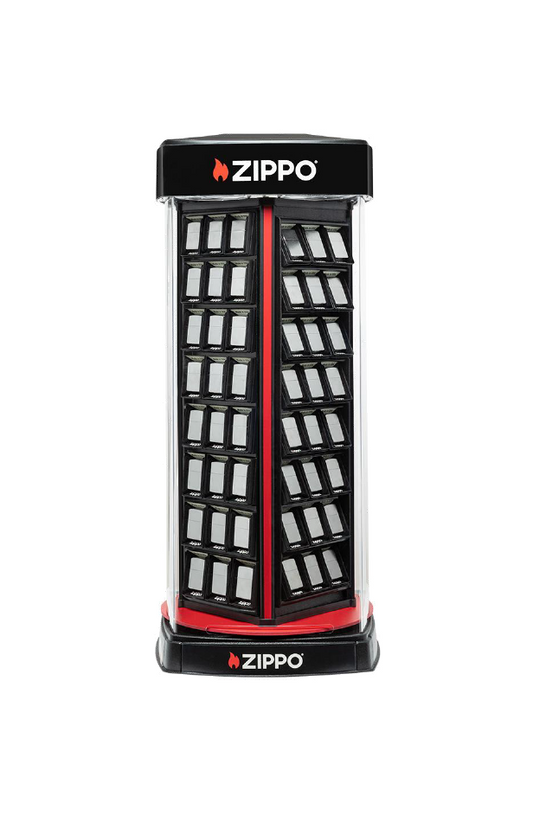 Zippo Lighted Manual Spin Floor Display